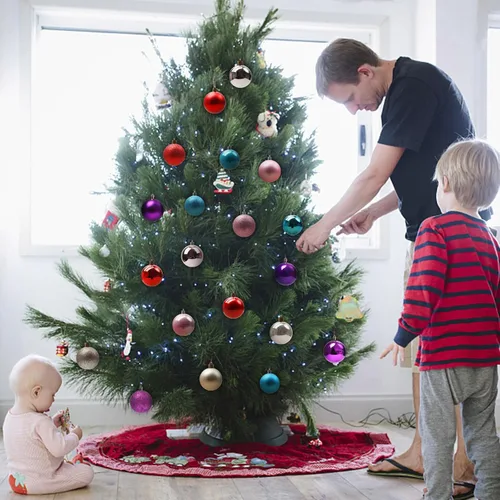 Miniatura 6 de 24 bolas decorativas de Navidad para árbol de Navidad, adornos de bolas inastillables de Navidad, bolas colgantes de Navidad para decoración