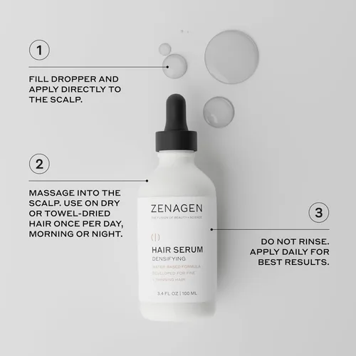 Miniatura 9 de Zenagen Suero engrosante para el cabello
