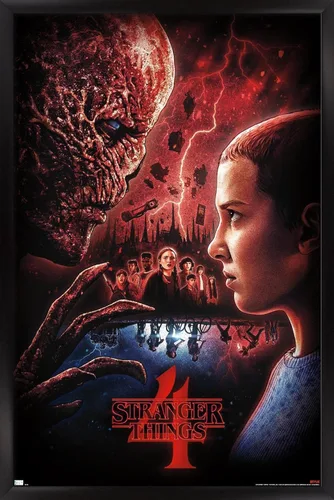 Miniatura 8 de Trends International Netflix Stranger Things: Season 4 - Póster de pared de una hoja, 34 pulgadas de largo x 22.4 pulgadas, versión enmarcada