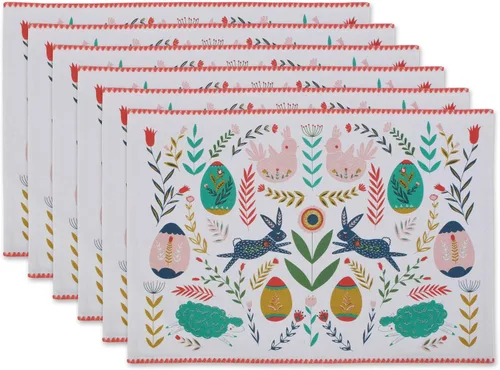 Miniatura 11 de DII Pascua Folk Garden Cocina Textiles