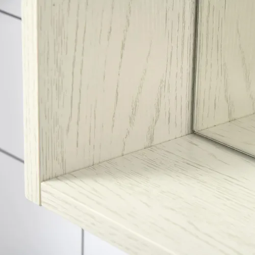 Miniatura 7 de kleankin Botiquín de baño de 24.75 x 25.5 pulgadas con espejo, estante de almacenamiento, armario de baño montado en la pared para sala de estar