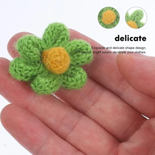 Miniatura 4 de EXCEART Parches bordados para planchar con flores, bonitos parches bordados para coser en flores, parches de bordado para ropa, bolsas