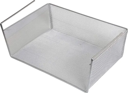 Miniatura 4 de YBM Home Cesta para debajo del estante, cesta colgante de malla de acero inoxidable para debajo del gabinete, maximiza el espacio en gabinetes