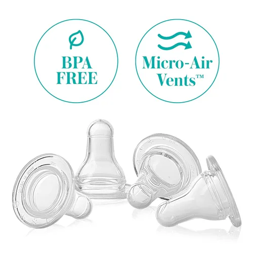 Miniatura 2 de Evenflo Pezones de silicona Classic Fast Flow 4 ea, transparentes