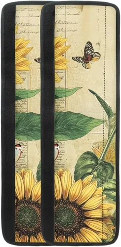 Miniatura 22 de DISNIMO Juego de 2 fundas para manijas de puerta de refrigerador con diseño floral de mariposa azul, protector de decoración de electrodomésticos