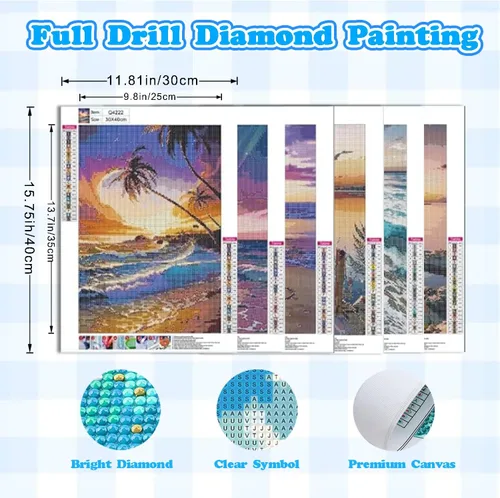 Miniatura 2 de DOTSOPS Kits de Pintura de Diamantes Arte Adultos Kit de Pintura Manualidades DIY Arte de Diamantes 5D Paquetes Kits Completos para Adultos