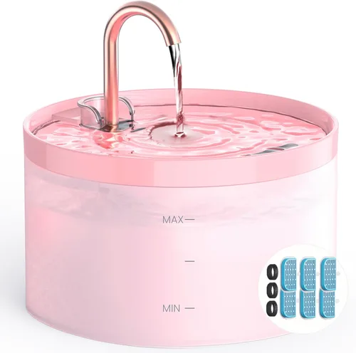 Miniatura 11 de Fuente de agua para gatos: fuentes de cuenco para perros, dispensador automático para mascotas, cuencos para beber para perros para interiores