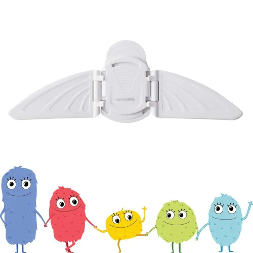 Miniatura 7 de Toddleroo by North States - Cerradura de puerta corredera y ventana para protección de bebés: Cerradura de puerta corredera para seguridad infantil