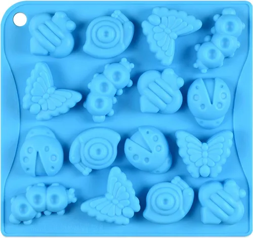 Miniatura 10 de Joyeee Molde ovalado de silicona para pudín, reutilizable de silicona para bricolaje, molde para hornear, pastel, galletas, magdalenas, chocolate