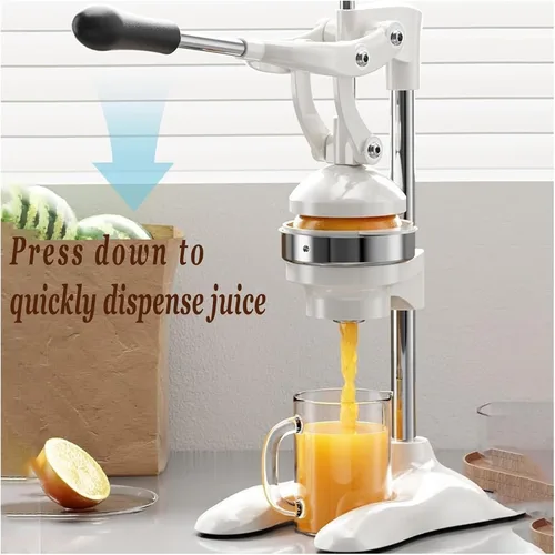Miniatura 2 de Exprimidor de cítricos de hierro fundido, máquina exprimidora de prensa manual, exprimidor manual de frutas, base de ventosa antideslizante de B
