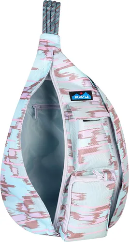 Miniatura 3 de KAVU - Bolsa de hombro cruzada, compacta y ligera, correa de cuerda