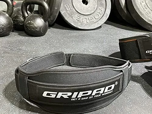 Miniatura 7 de Gripad Cinturón ajustable para levantamiento de pesas deportivo, cinturón ajustable para hombres y mujeres, hebilla ligera, entrenamiento
