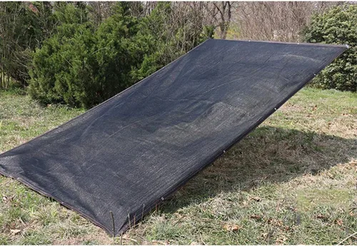 Miniatura 5 de Tela transpirable resistente a los rayos UV, malla de sombra rectangular negra, tasa de sombreado 95 %, para el hogar al aire libre, patio