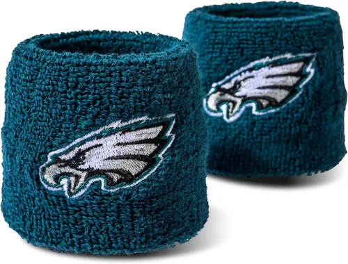 Miniatura 12 de Franklin Sports Muñequeras con Logotipo de Equipo de la NFL - Par de Muñequeras Juveniles para Disfraces y Uniformes