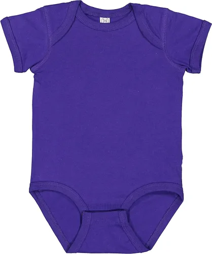 Miniatura 203 de RABBIT SKINS, Body de manga corta de jersey fino suave para bebé