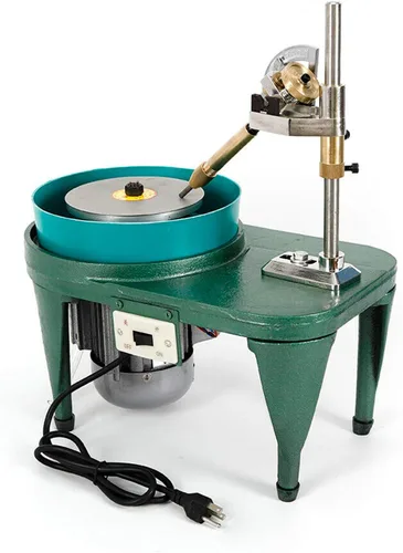 Máquina de facetado de gemas TBVECHI 110V joyería banco de roca pulido máquina de pulir torno de banco Herramientas pulidora