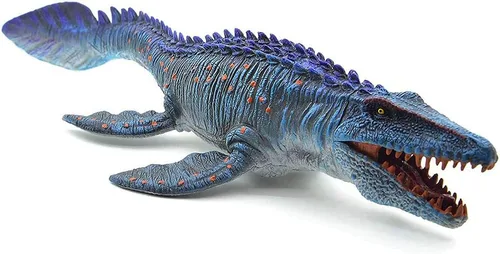 Miniatura 3 de SIENON Jurassic - Juguete grande de dinosaurio Mosasaurus de 13.4 pulgadas, figuras de dinosaurio realistas, figura de dinosaurio, monstruo de mar