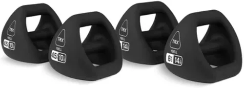 Miniatura 9 de TRX YBell Neo Series 3-in-1 Kettlebell, Dumbbell and Push Up Bar Workout Equipment Commercial Grade Neoprene Coated Surface Perfect for Strength
