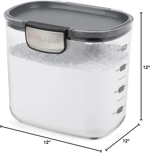 Miniatura 7 de Progressive International ProKeeper+ Juego de recipientes de almacenamiento de alimentos de plástico transparente herméticos para la cocina