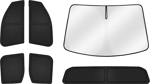 Miniatura 91 de T TGBROS Parasol para parabrisas para Honda Civic 2022-2025 2026, parasol grueso con bloqueo UV y opaca, para privacidad, plegables, 8 accesorios