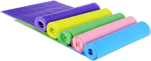Miniatura 9 de Yardwe Cinturón de estiramiento para ejercicio, 8 unidades, para entrenamiento, yoga, bandas de resistencia, deportes, fitness, elástico