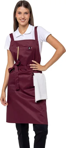 Miniatura 7 de Aquasafe - Delantal impermeable con espalda cruzada, unisex, talla única