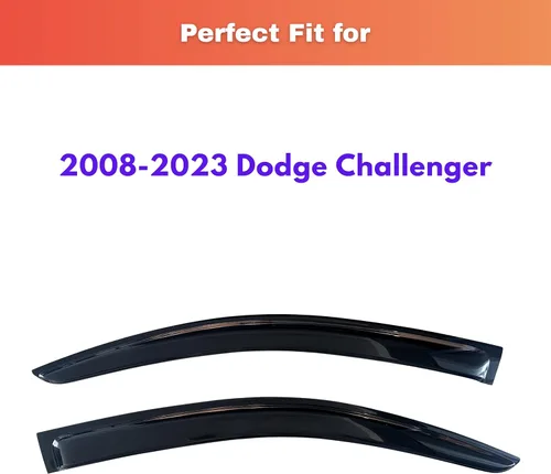 Miniatura 233 de KPY Visor de ventana compatible con Kia Soul 2009-2013, Protector contra lluvia de 4 unidades, deflectores de ventilación de ventana lateral