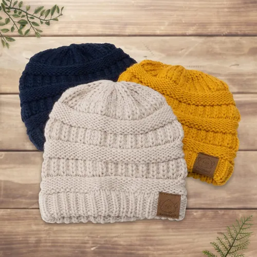 Miniatura 45 de KeaBabies 3-Pack Baby Beanies for Boys, Girls - Stretchy Knit Baby Hats, Cute Newborn