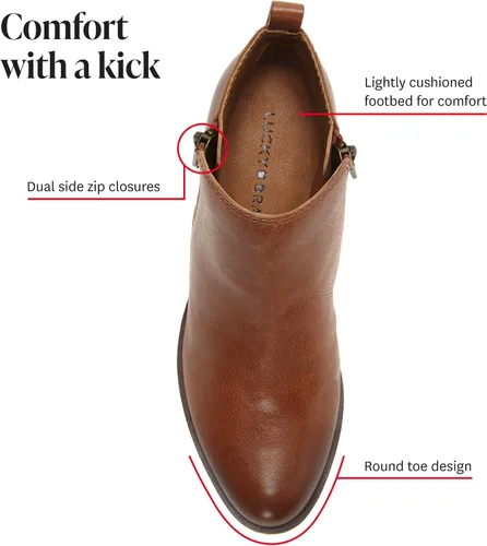 Miniatura 8 de Lucky Brand - Botín de tobillo Basel para mujer