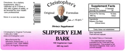 Miniatura 2 de Dr Christopher's Formula Corteza de olmo resbaladizo, 100