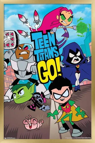 Miniatura 8 de DC Comics Teen Titans Go! - Póster de pared grupal, 22.4 pulgadas de largo x 14.7 pulgadas de ancho, versión premium sin marco