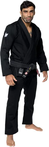 Miniatura 3 de KINGZ Brazilian Jiu Jitsu Gi Kimono BJJ ligero y duradero para hombre, IBJJF Legal 400gsm Pearl Weave Pro Training El único