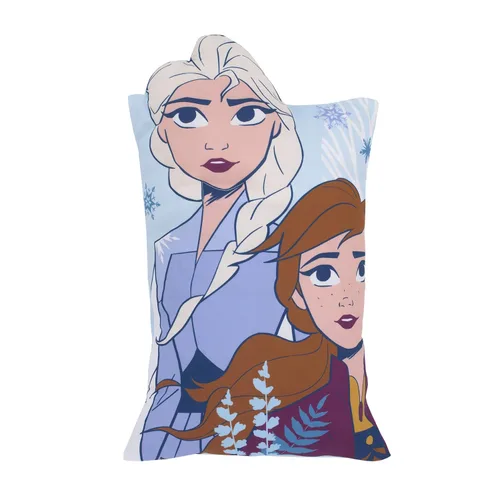 Disney Frozen 2 Anna & Elsa - Funda de almohada para niños pequeños, lavanda, azul claro, morado, Frozen 2 Anna y Elsa, estándar (4114720P)