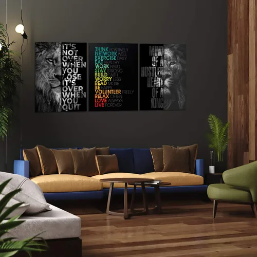 Miniatura 6 de Arte de pared motivacional para oficina, lienzo inspirador, arte de pared, póster de ajetreo, impresión de cita de empresario, pintura de pared, 3