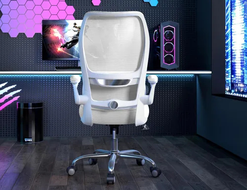 Miniatura 9 de TRALT Silla de Oficina Ergonómica - Silla de Escritorio con Respaldo Alto Ondulado Soporte Lumbar Ajustable Silla de Computadora - Sillas Gaming