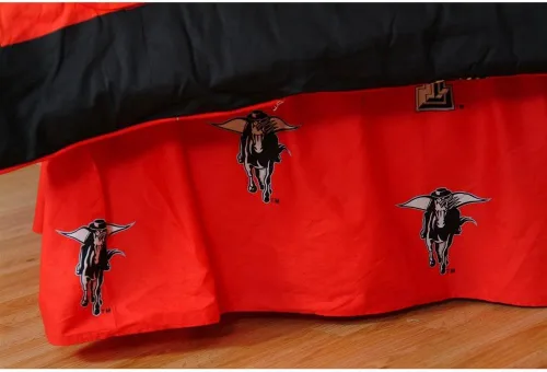 Miniatura 29 de College Covers Everything Comfy Nebraska Cornhuskers - Falda de cama con volantes, tamaño individual