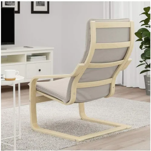 Miniatura 2 de IKEA Poang Sillón Abedul Chapa Knisa Beige Claro 792.407.90