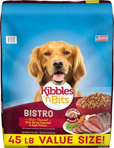 Miniatura 9 de Kibbles 'n Bits Bistro - Alimento seco para perros, carne asada al horno, vegetales de primavera y manzana, sabores para perros adultos, bolsa