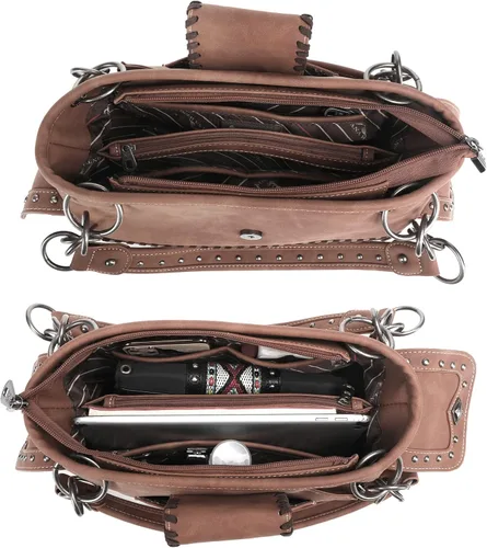 Miniatura 5 de Montana West Western Tote Bag for Women Concealed Carry Shoulder Handbag Tooling Purse with Wallet