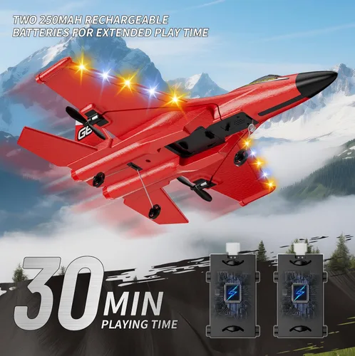 Miniatura 4 de 4DRC Avión RC de Espuma para Niños y Adultos, Avión de Control Remoto RC Jet Helicóptero Drone Avión para Niños y Adultos Principiantes, Caza RC