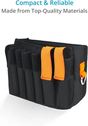 Miniatura 8 de PROAIM Bolsa de aire acondicionado (pequeña) para asistentes de cámara, puños y técnicos. Viene con un trabilla ancha para cinturón de 2.5