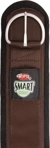 Miniatura 3 de Weaver Leather Cincha inteligente recta forrada de felpa marrón, 81 cm