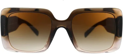 Miniatura 2 de Versace VE 4405 533213 - Gafas de sol rectangulares de plástico marrón