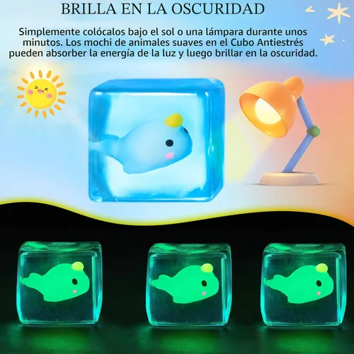 Miniatura 2 de Juguetes sensoriales para la ansiedad con forma de cubo para niños y adultos con autismo, pelotas antiestrés para adultos, juguetes blandos