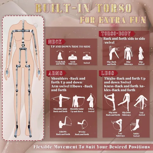 Miniatura 2 de Muñeca sexual BBW de 117 libras de tamaño completo para hombres, muñeca sexual realista de cuerpo completo con canales dobles apretados, muñecas
