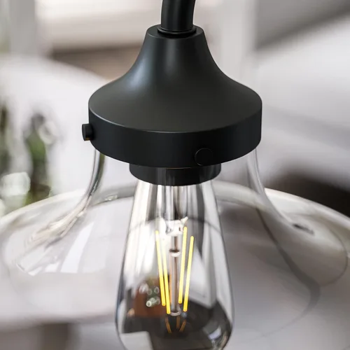 Miniatura 5 de Kenroy Home Lámpara de mesa Rain Drop con acabado de bronce cálido, estilo rústico, 26.5 pulgadas de altura, 15.5 pulgadas de ancho, 9.875 pulgadas