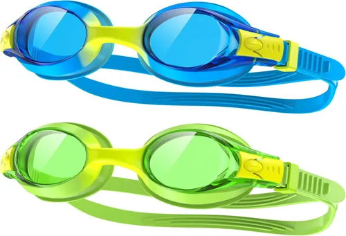findway Gafas de natación para niños, antivaho y sin fugas, para niñas de 3 a 14 años