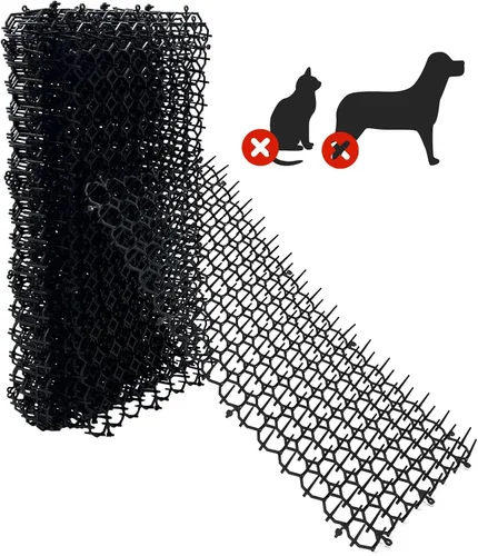 Fhiny Tapete disuasorio para gatos de 8 x 16 pulgadas, paquete de 12 alfombrillas para gatos con pico repelente de gatos para cobertura de gatitos,