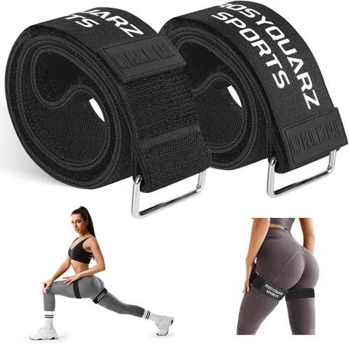 Bandas de glúteos para entrenamiento, bandas de restricción de flujo sanguíneo para mujeres/hombres, bandas ajustables de resistencia a la oclusión