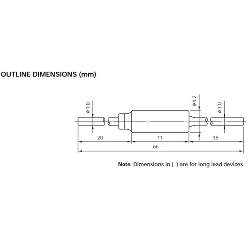 Miniatura 3 de 10pcs Thermal Fuse SF119E-1 121C 121 Celsius Degree TF Cutoff 15A 250V SF Temperature Axial Lead Links